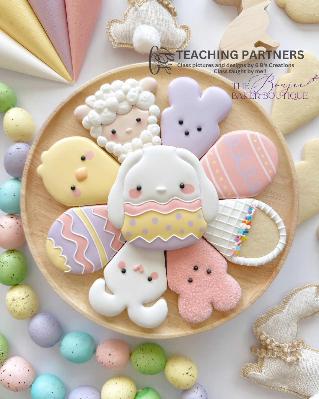 Easter Platter Cookie Decorating Class 3/29/26 12:00-2:00pm