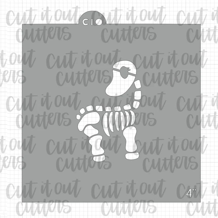 Fancy the Unicorn Cookie Cutter & Stencil Combo - 4"