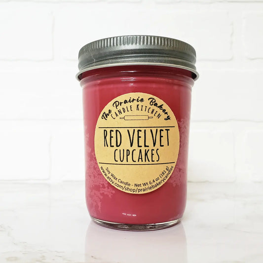 Red Velvet Cupcakes | Vanilla Scented Soy Wax Candle