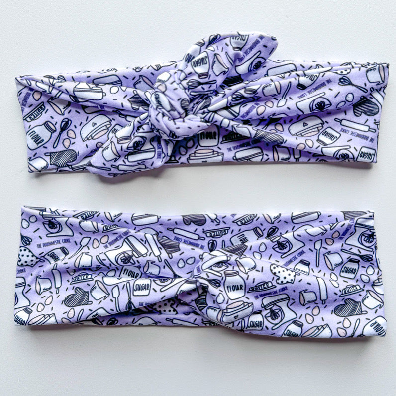 Purple Baking Headbands