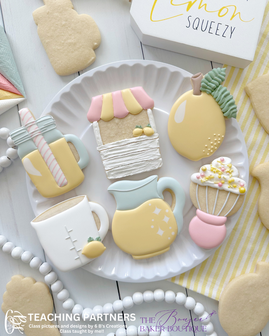 Summer Lemonade Cookie Decorating Class 5/30/26 4:00-6:00pm