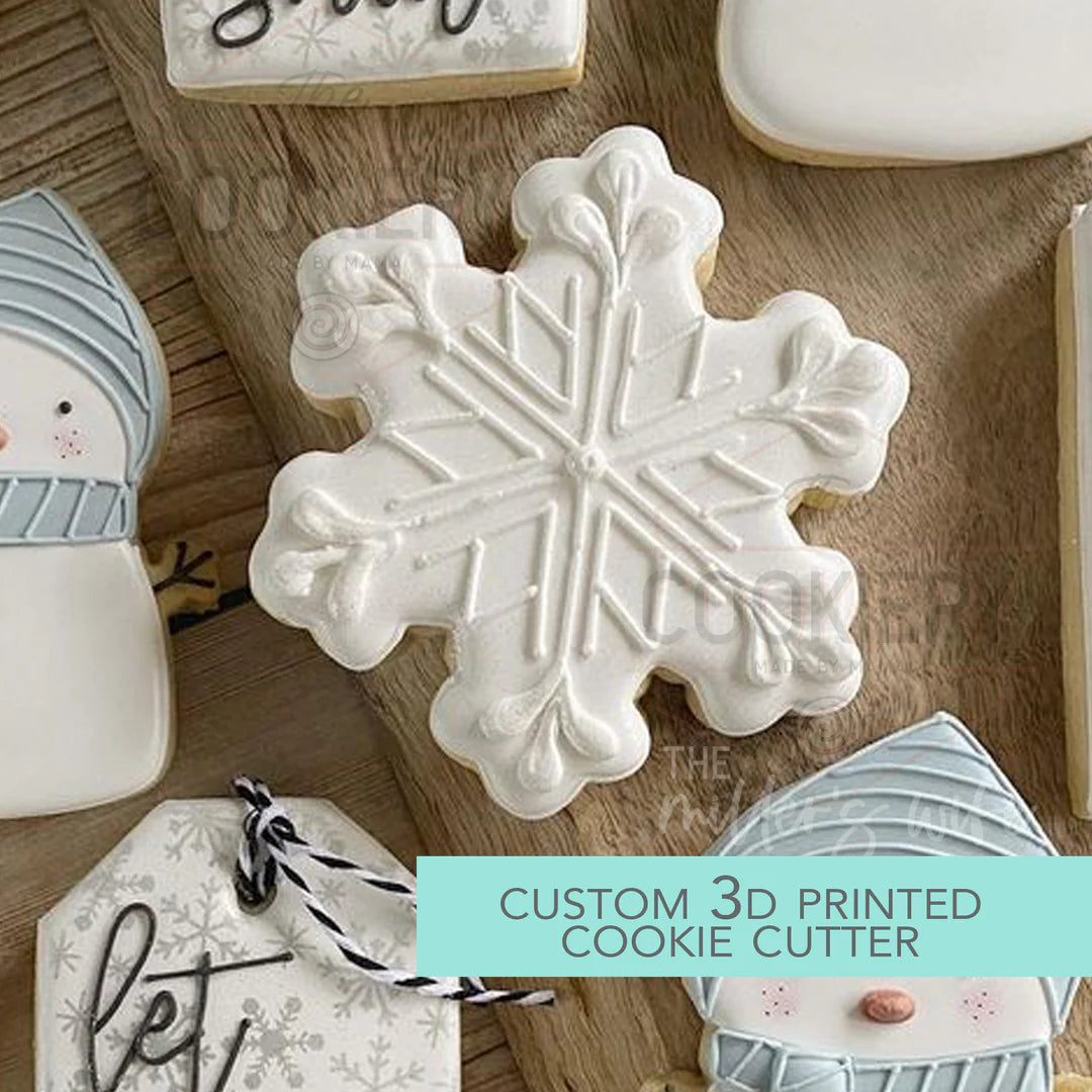 Winter Snowflake Cookie Cutter 3.5"