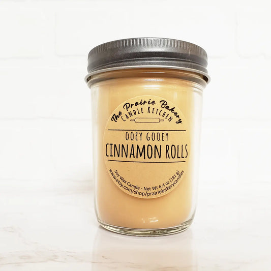 Ooey Gooey Cinnamon Rolls | Dessert Scented Soy Wax Candle