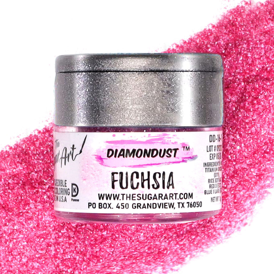 Edible Glitter Fuchsia