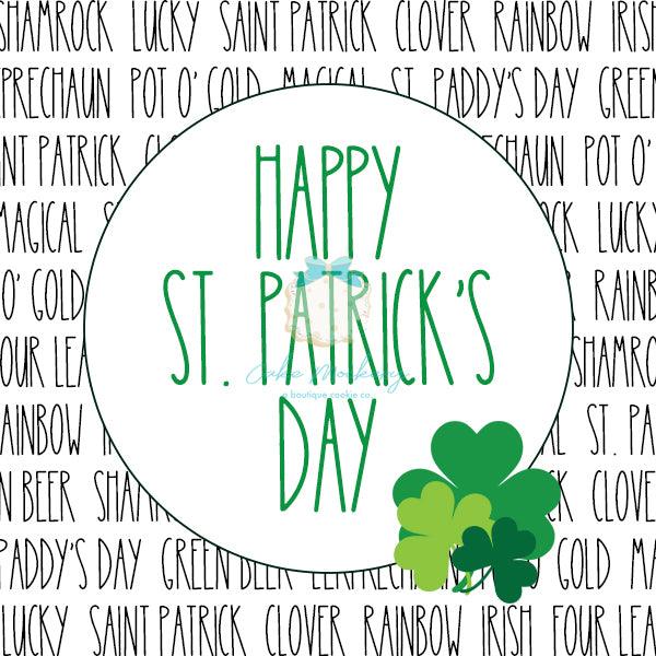 Happy St. Patrick's Day Physical Tags (25 pcs.)