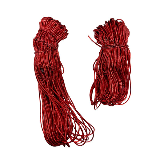 Metallic Red Stretch Loops 10" &  16" (50 Pieces)