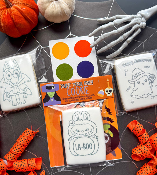 Paint Your Own Halloween Cookie