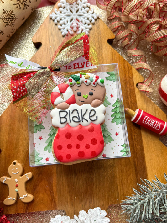 Personalized Gingerbread Stocking