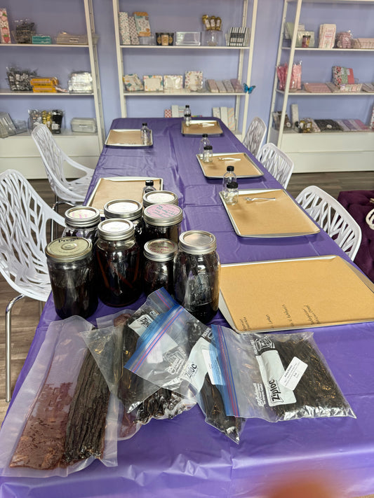 Vanilla Extract & Paste Making Class 9/28/25 2:30-4:30pm