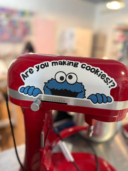 Large Cookie Monster Sticker