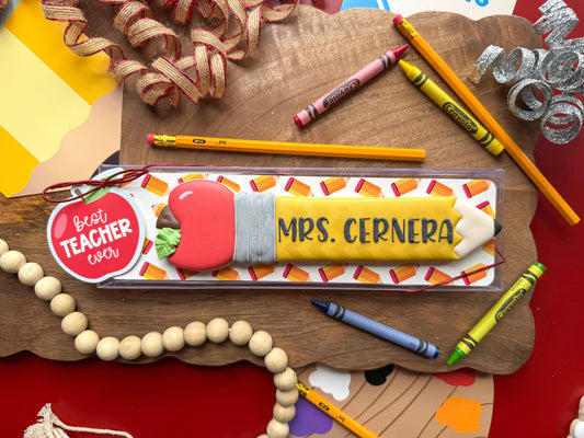Personalized Tall Pencil