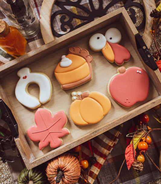 November Cookie Decorating Class 11/08/24 6:30-8:30pm  & Take Home Kit Option