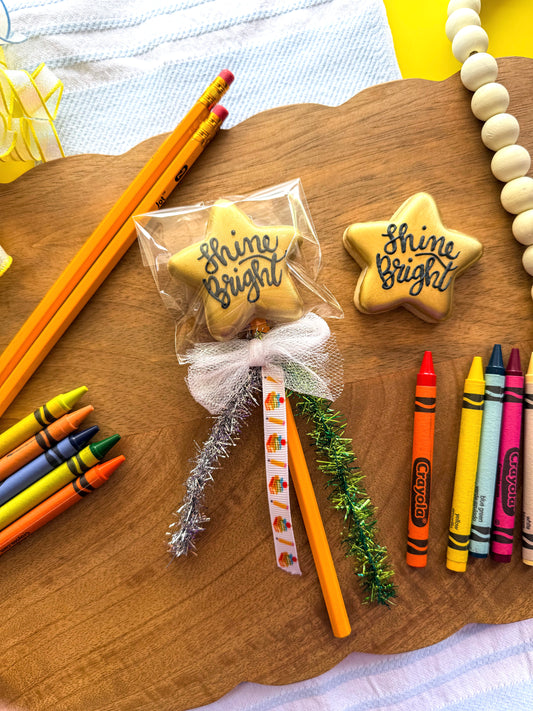 Shine Bright on a pencil