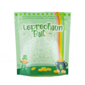 Leprechaun Bait Cookie Pouches – 5.5″ x 6″ x 2″ Cookie Packaging Stand Up Pouch-10 Pack