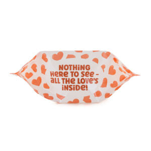 Love Bites Cookie Pouches – 5.5″ x 6″ x 2″ Cookie Packaging Stand Up Pouch-10 Pack