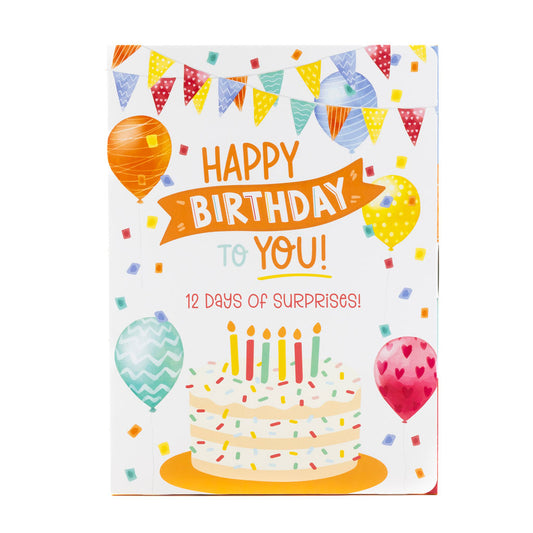 Fill it Yourself Empty Birthday Gift Packaging, 12 Days of Birthday Gifts Packaging- 1 Box