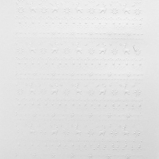 Winter Sweater - Embossed Parchment Sheets - 6/pkg