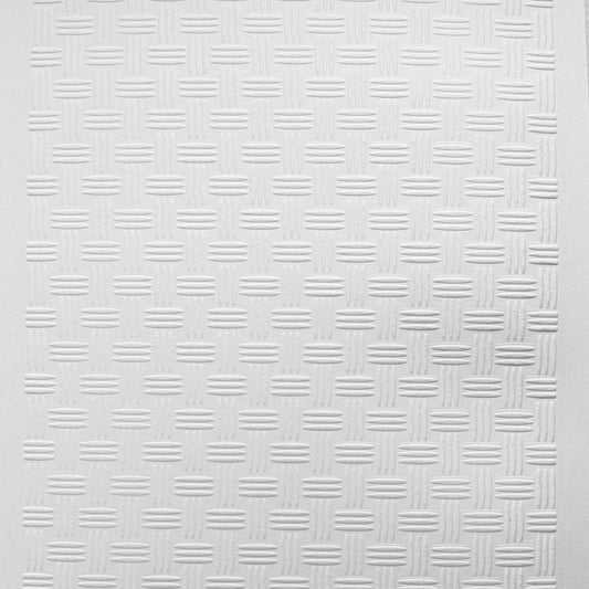 Basket Weave- Embossed Parchment Sheets - 6/pkg