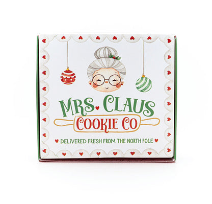 Cookie Pizza Box "Mrs Claus Cookie Co