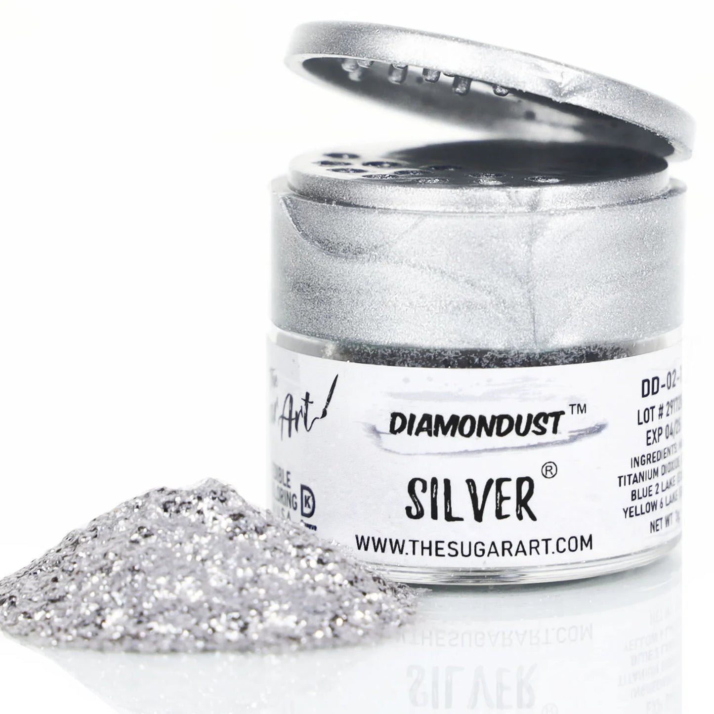 Edible Glitter Silver