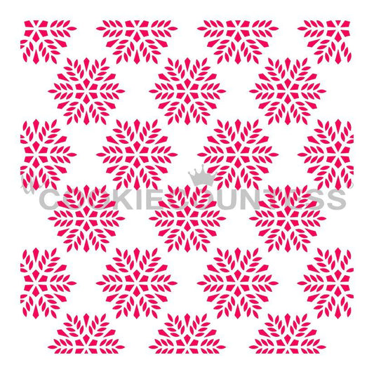 Snowflake Background Stencil