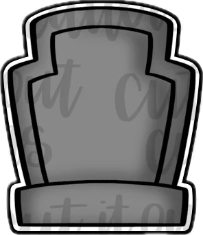 Tombstone Mini Cookie Cutter - 2"