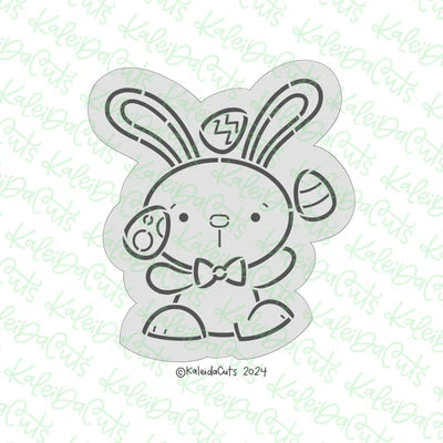 PYO Bunny Juggling Cookie Cutter & Stencil Combo