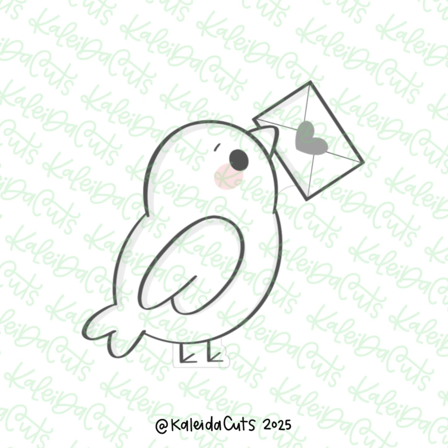 Love Bird Letter-3.5"