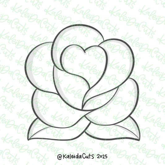 Simple Rose Cookie Cutter Mini - 2