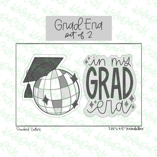 Grad Era Cookie Cutter Set of 2 - Large 4"