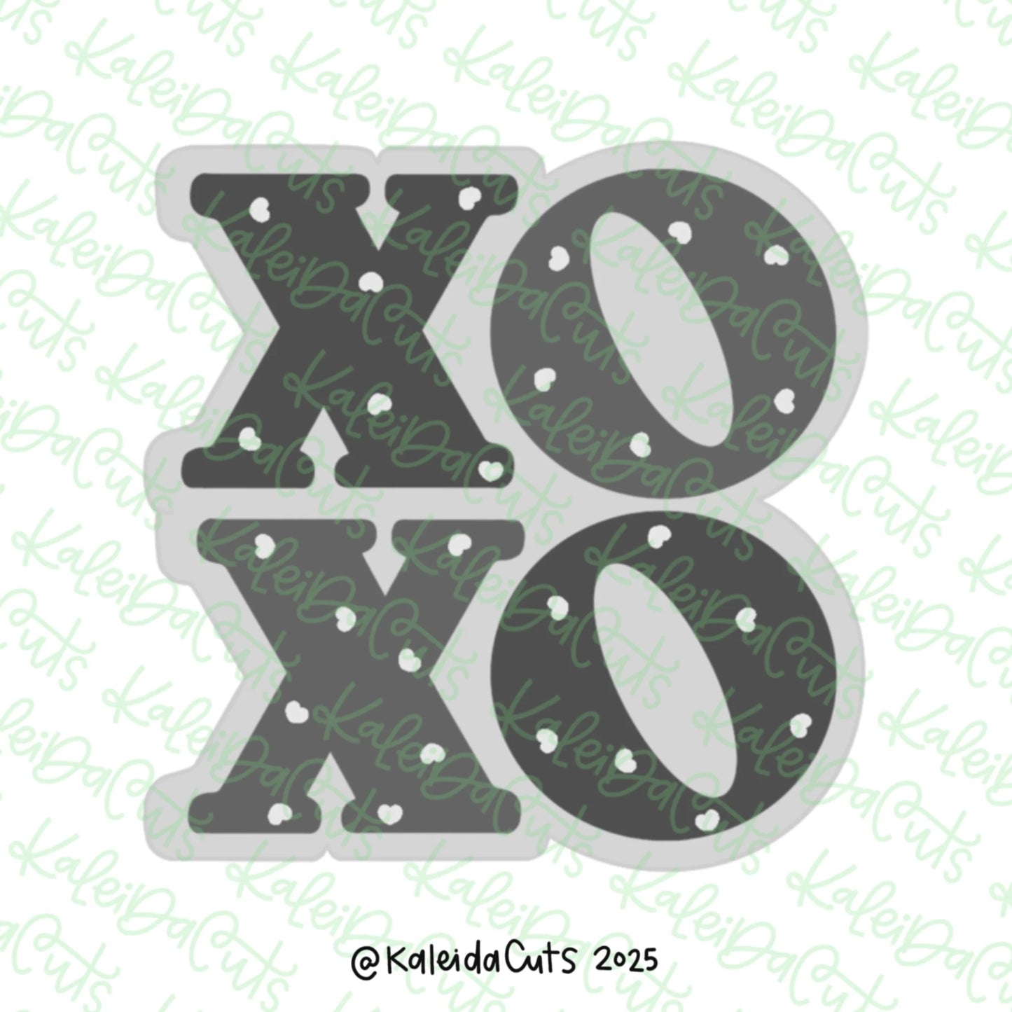 Simple XoXo Cookie Cutter Mini - 2