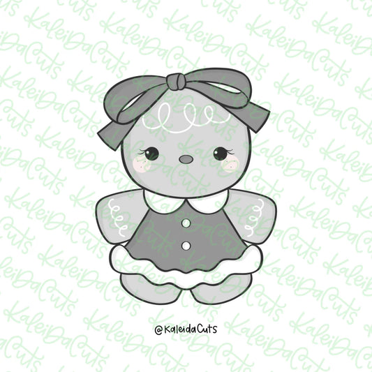 Gingerbread Girl Cookie Cutter - Standard 3.9"