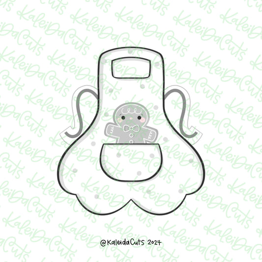 Baking Apron Cookie Cutter Mini - 2"