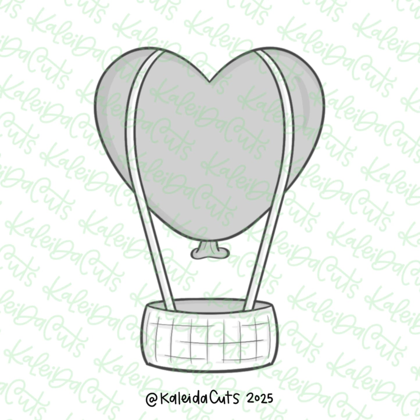 Love Hot Air Balloon 4.2"