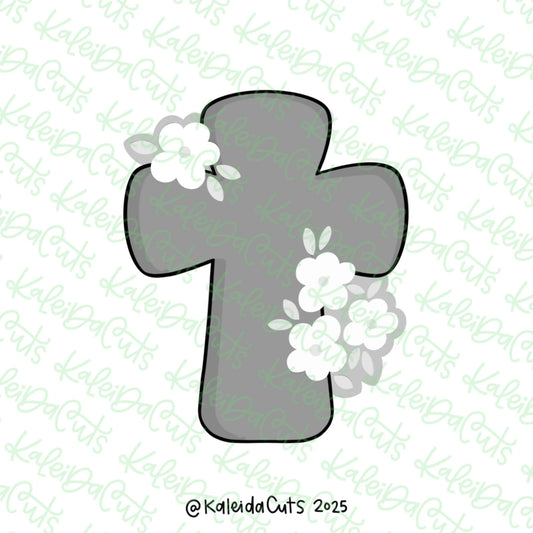 2025 Floral Cross Cookie Cutter Standard - 4