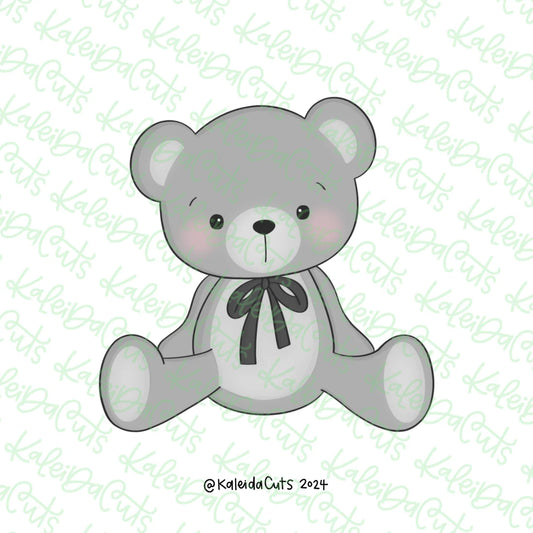 Teddy Bear Stuffie Cookie Cutter - Standard 3.8"