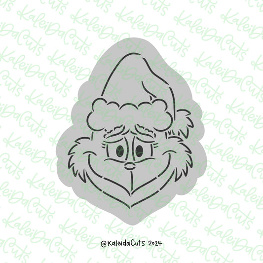 PYO Green Guy Cookie Cutter & Stencil Combo