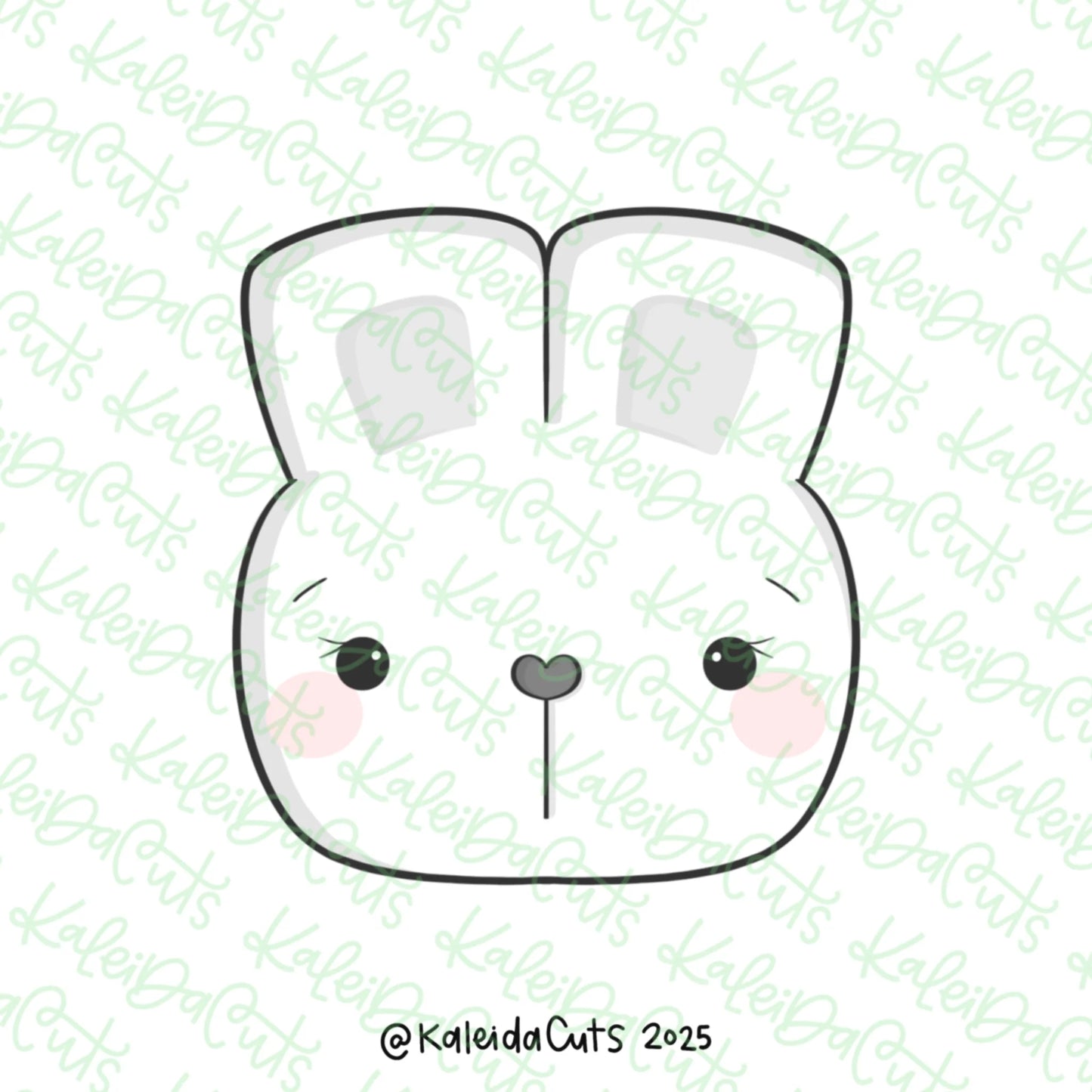 Squarish Bunny Cookie Cutter Mini - 2