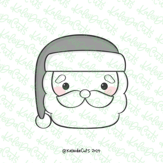 Chunky Santa Claus Cookie Cutter - Mini 2"