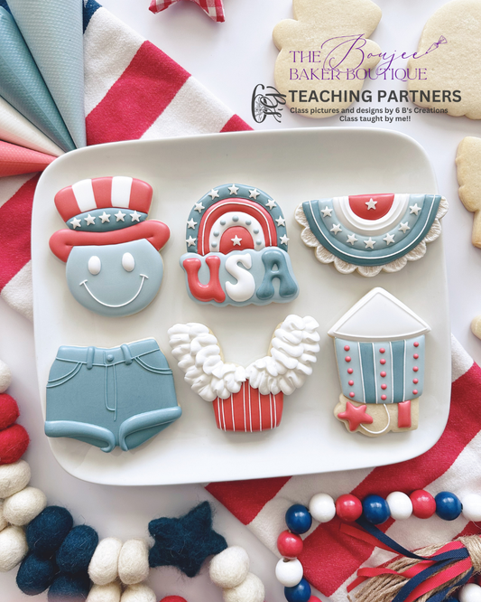 Retro 4th of July Cookie Decorating Class 7/3/26 6:30-8:30pm