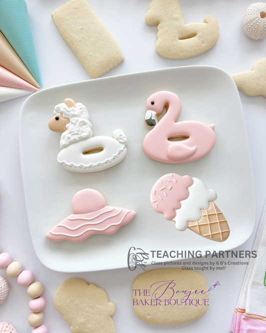 Poolside Cookie Decorating Class 7/19/26 Multiple Time Options