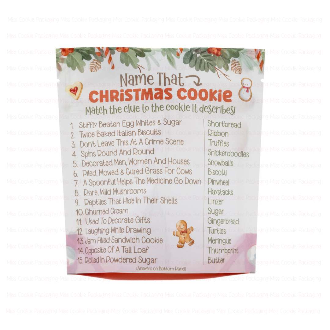 “Very Merry Holly Jolly Christmas” Cookie Pouches – 5.5″ x 6″ x 2″  Stand Up Pouch 10 Pack (Copy)