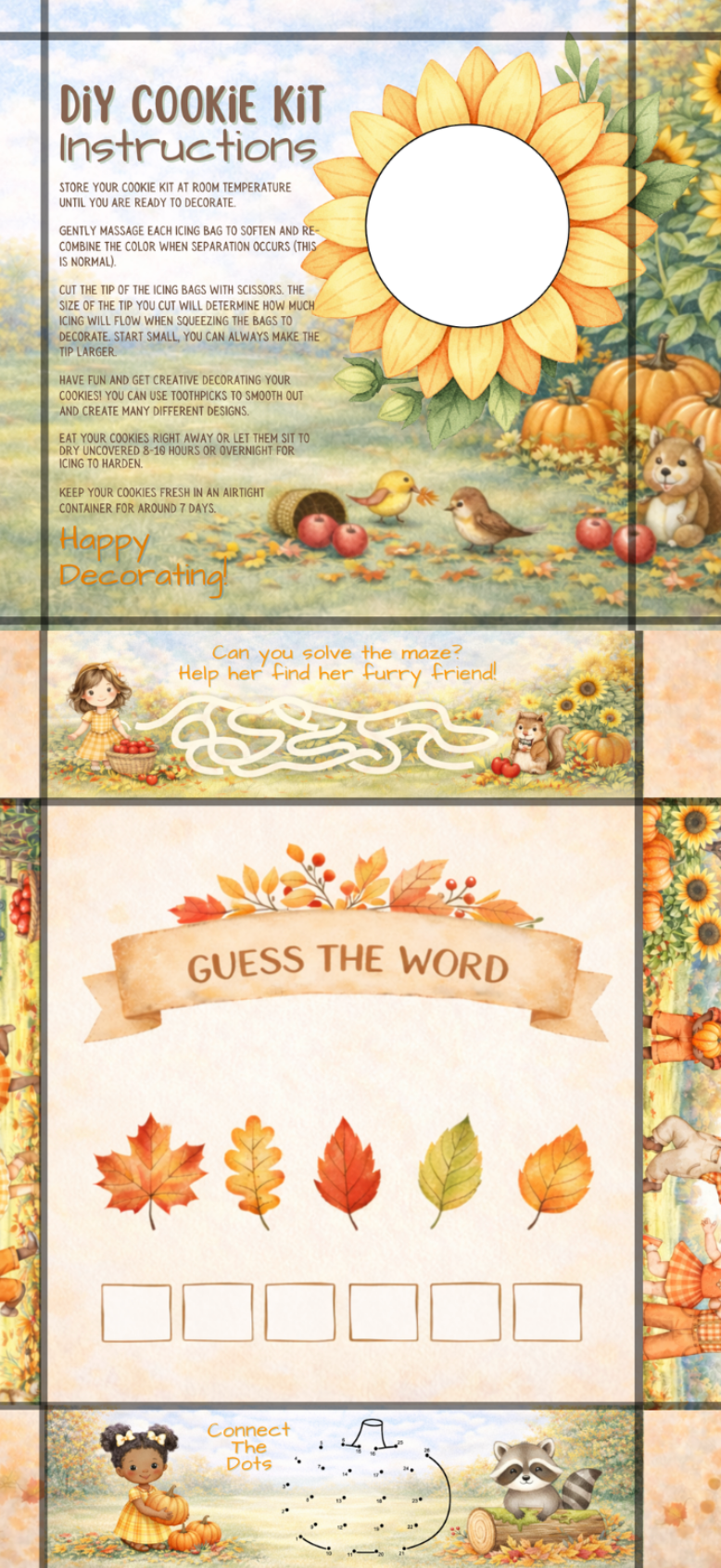 Fall DIY Cookie Kit Box