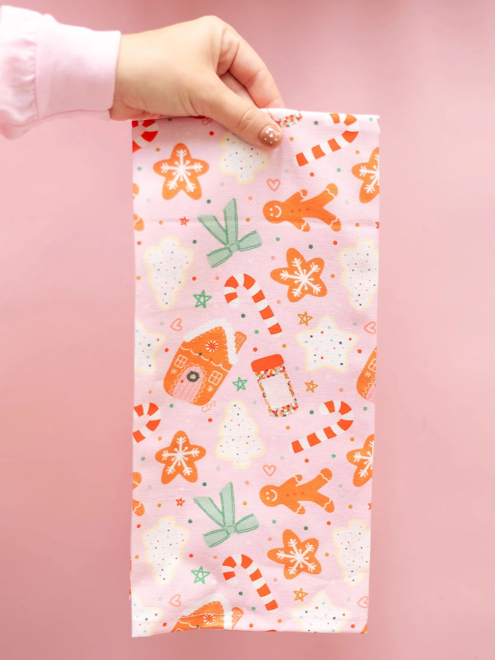 Holiday Cookies Christmas Tea Towel