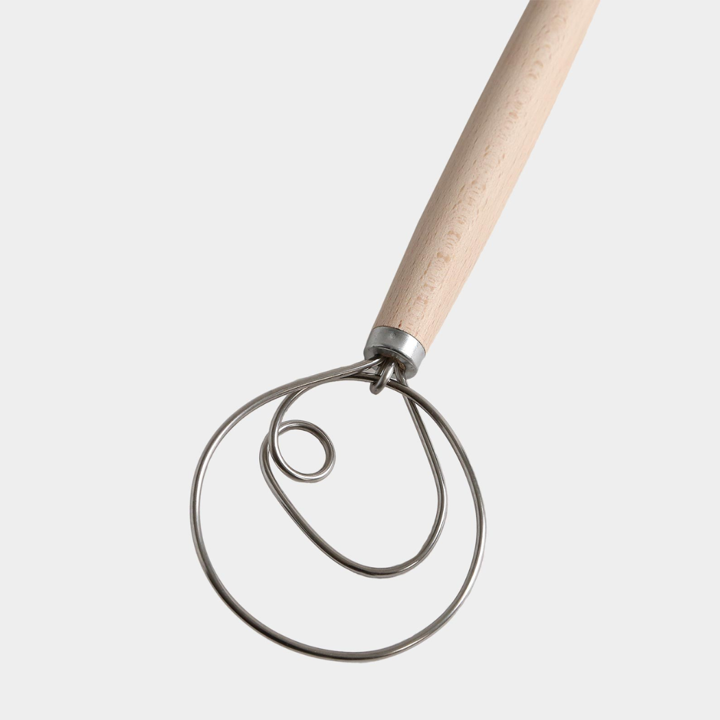 Large Danish Dough Whisk for Bread Mixing