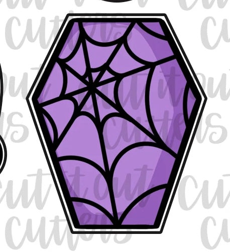 Coffin Halloween Cuties Cookie Cutter- 2.5"