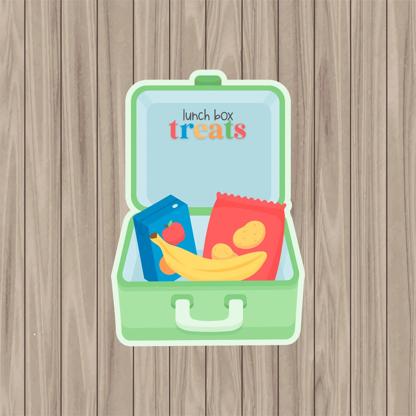 Lunch Box Treats - 4.25"x 6.25" Die Cut Cookie Card