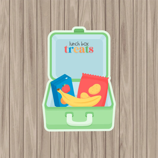 Lunch Box Treats - 4.25"x 6.25" Die Cut Cookie Card