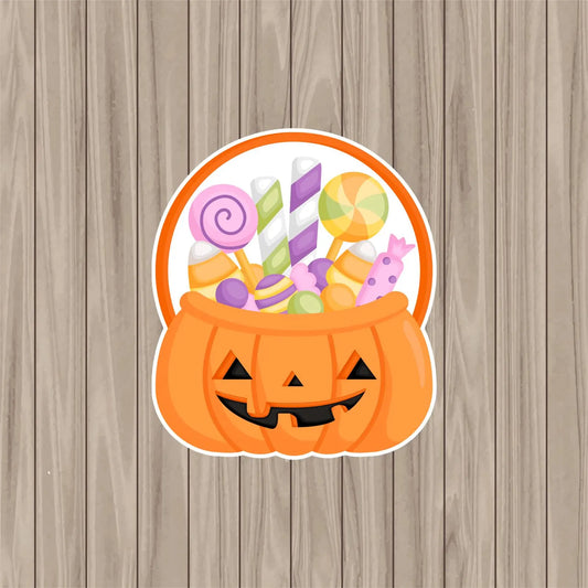 Treat Bucket - 4.5"x 5.25" Die Cut Cookie Card