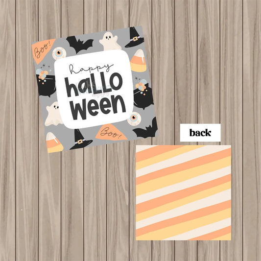 Happy Halloween- 2" Square Tag (Copy)